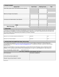 Form MO780-2162 Application for Abandoned Well Plugging Grant - Missouri, Page 2