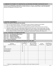 Form MO780-2025 Antidegradation Review Summary / Request - Missouri, Page 2