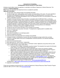 Form MO780-2025 Antidegradation Review Summary / Request - Missouri, Page 4