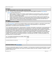 Form MO780-2834 One-Time Compliance Report for Dental Discharges to Comply With 40 Cfr 441.50, Effluent Limitations Guidelines and Standards for Dental Office Category - Missouri, Page 4