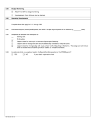 Form S (MO780-2901) Section 5 Sludge Disposal Lagoon - Missouri, Page 2