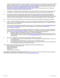 Form G (MO780-1408) Application for Land Disturbance Stormwater General Permit (Mor100 and Mora) - Missouri, Page 4