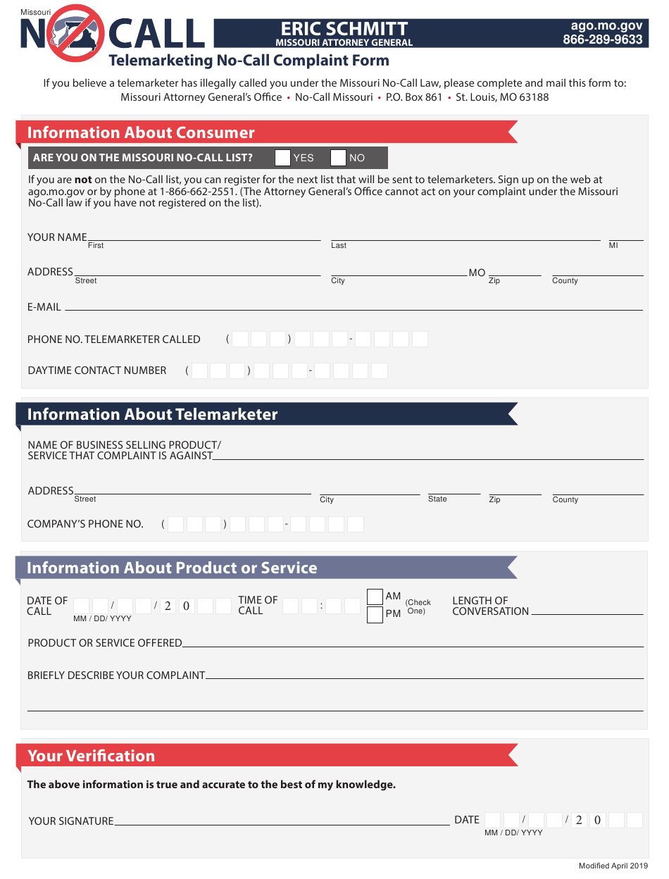 missouri-telemarketing-no-call-complaint-form-download-fillable-pdf