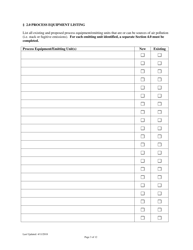 Montana Air Quality Permit Application for Portable Sources - Montana, Page 3