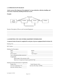 Montana Air Quality Permit Application for Portable Sources - Montana, Page 4