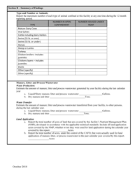Form AR-CAFO &quot;Annual Report Form General Permit for Concentrated Annual Feeding Operations (Cafo Gp)&quot; - Montana, Page 2