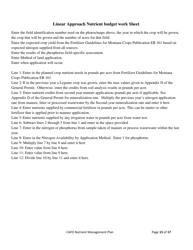 Form NMP Nutrient Management Plan - Montana, Page 15