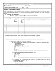 Form NMP Nutrient Management Plan - Montana, Page 2