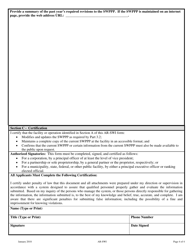 Form AR-SWI &quot;Annual Report Form - Multi-Sector General Permit for Storm Water Discharges Associated With Industrial Activity (Msgp) Mtr000000&quot; - Montana, Page 4