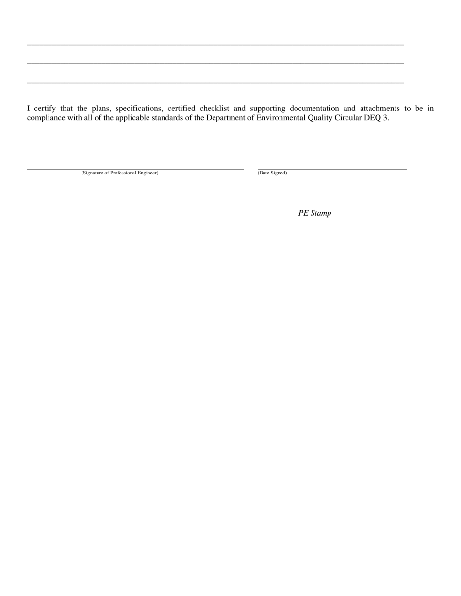 New Noncommunity Water Supply Well Expedited Review Checklist - Montana, Page 8