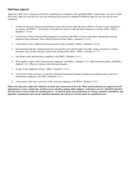 New Community Water Supply Well Expedited Review Checklist - Montana, Page 10