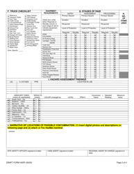 Form HARP Hazard Assessment and Recognition Plan - Montana, Page 2