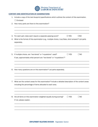 &quot;Home Inspector Examination Evaluation Questionnaire&quot; - Montana, Page 2