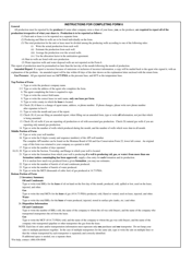 Instructions for Form 6 &quot;Production Report&quot; - Montana