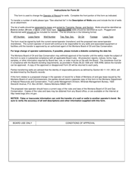 Form 20 &quot;Notice of Intent to Change Operator&quot; - Montana, Page 2
