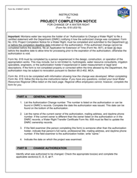 Instructions for Form 618 Notice of Completion of Change of Appropriation Water Right - Montana