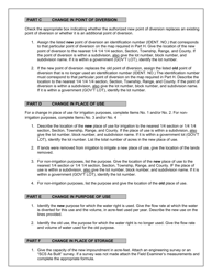 Instructions for Form 618 Notice of Completion of Change of Appropriation Water Right - Montana, Page 2