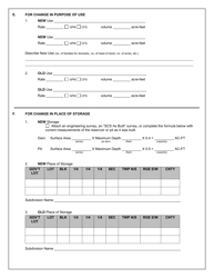 Form 618 Project Completion Notice for Change of a Water Right - Montana, Page 3