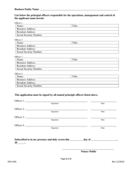 Application for Certificate to Transact Business as a Utilization Review Agent - Nebraska, Page 4