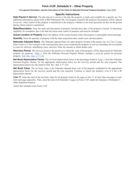 Form 312P Schedule V Other Property - Nebraska, Page 2