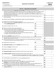 Form 2441N Nebraska Child and Dependent Care Expenses - Nebraska, Page 2