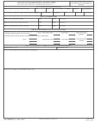 DA Form 67-9-1 &quot;Officer Evaluation Report Support Form&quot;