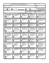 DA Form 1970 House Staff Evaluation Report