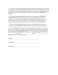 Sperm Donor Agreement Template, Page 4