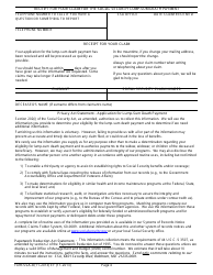 Form SSA-8 Application for Lump-Sum Death Payment, Page 4