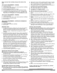 Form CHP295 Special Certificate Application - California, Page 2