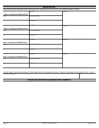 Form CHP295 Special Certificate Application - California, Page 4
