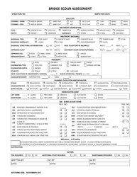 BR Form 385B &quot;Bridge Scour Assessment&quot; - Nebraska