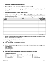 Form NPD-19 Position Questionnaire - Nevada, Page 4
