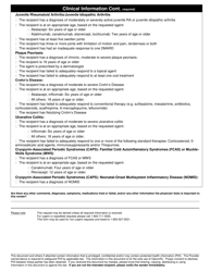 Form FA-157 Immunomodulator Drugs Prior Authorization Request Form - Nevada, Page 2