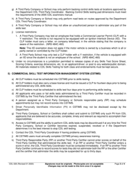 Form CDL-026 Third Party Company/School Agreement - Nevada, Page 3