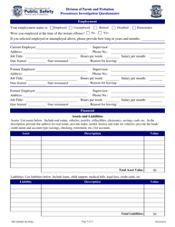 Form NPP JSF0005 Presentence Investigation Questionnaire - Nevada, Page 5