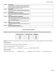 Instructions for Form TXR-030.01 Nevada Commerce Tax Return - Nevada, Page 6