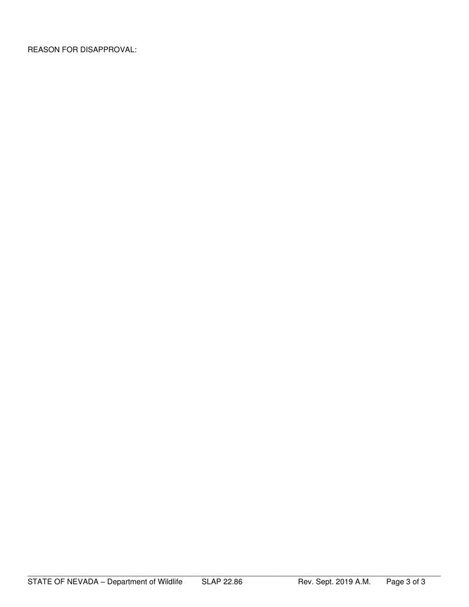 Triploid Grass Carp Stocking Permit Application - Nevada, Page 3