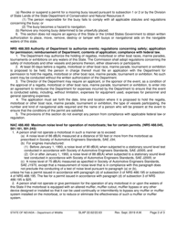 Instructions for Marine Event Permit Application - Nevada, Page 2