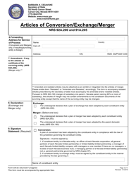Articles of Conversion/Exchange/Merger - Nevada, Page 3