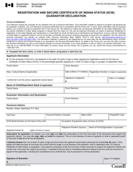 guarantor declaration form 83-169e