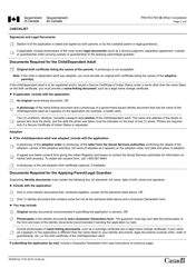 Form INTER83-171E Application for Registration on the Indian Register and for the Secure Certificate of Indian Status (Scis) (For Children 15 Years of Age or Younger or Dependent Adults) - Canada, Page 2