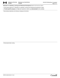 Form INTER40-005E Annual Excellence in Nursing Award Nomination - Canada, Page 4