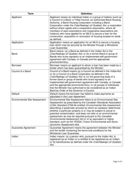 Instructions for Ministerial Loan Guarantee Application (Individual and Band) - Canada, Page 4