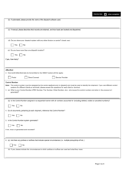 Form E656 Part II Customs Self Assessment Program Carrier Application - Canada, Page 3