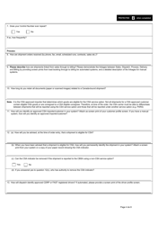 Form E656 Part II Customs Self Assessment Program Carrier Application - Canada, Page 4