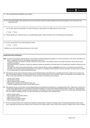 Form E656 Part II Customs Self Assessment Program Carrier Application - Canada, Page 6