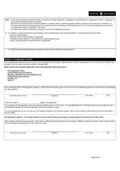 Form E656 Part II Customs Self Assessment Program Carrier Application - Canada, Page 8