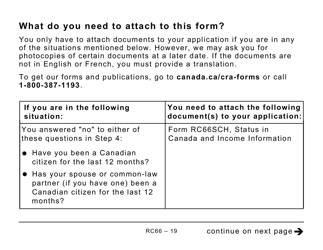 Form RC66 Canada Child Benefits Application Includes Federal, Provincial, and Territorial Programs - Large Print - Canada, Page 19