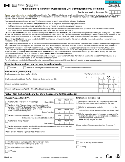 Form PD24  Printable Pdf